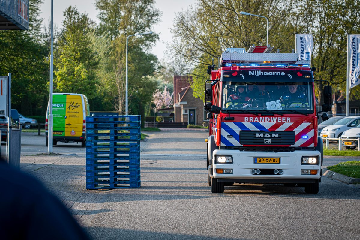 112 ABWC Vaardigheidstoets Wolvega. Brandweer Nieuwehorne