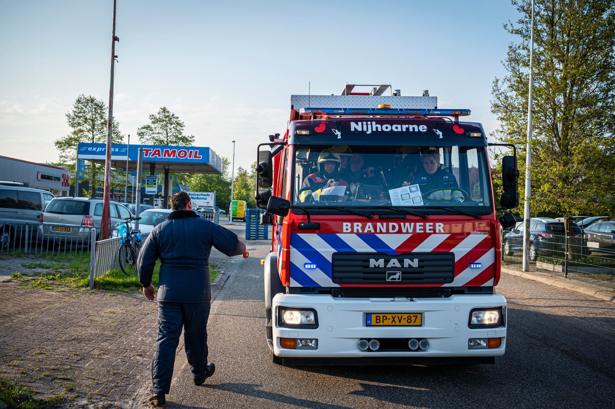 112 ABWC Vaardigheidstoets Wolvega. Brandweer Nieuwehorne