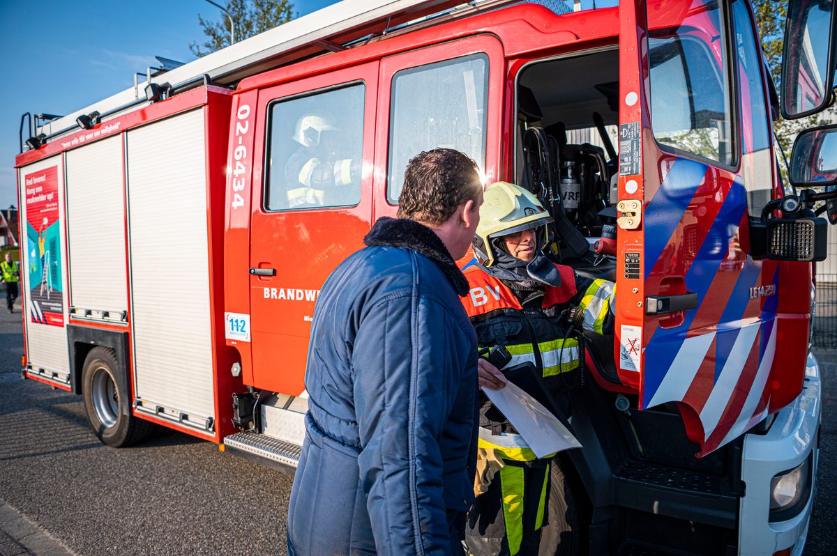 112 ABWC Vaardigheidstoets Wolvega. Brandweer Nieuwehorne