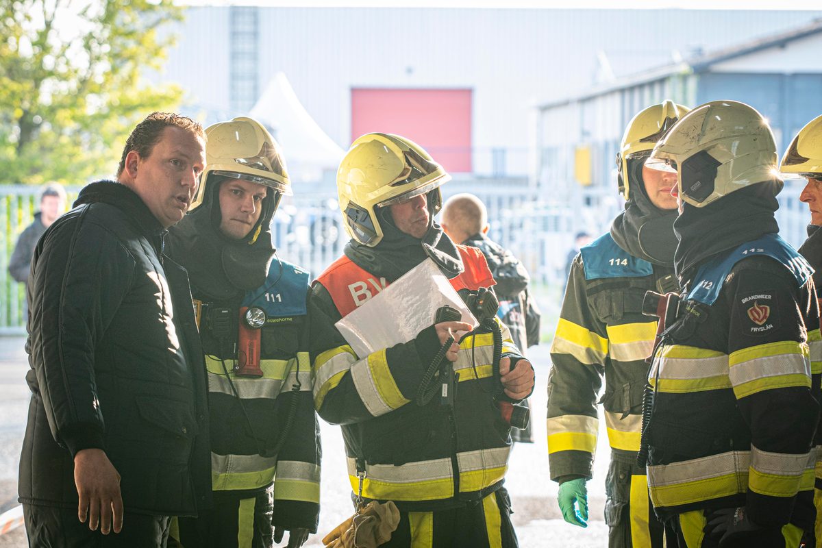 112 ABWC Vaardigheidstoets Wolvega. Brandweer Nieuwehorne