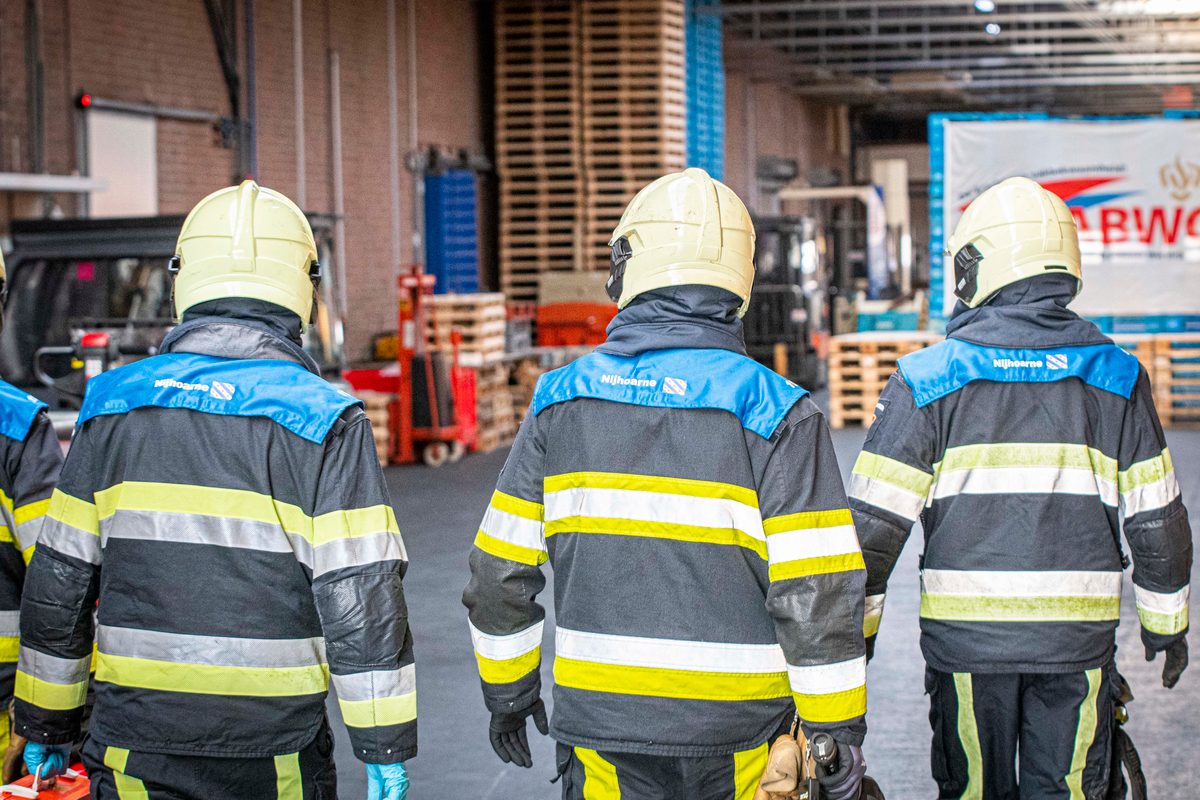112 ABWC Vaardigheidstoets Wolvega. Brandweer Nieuwehorne