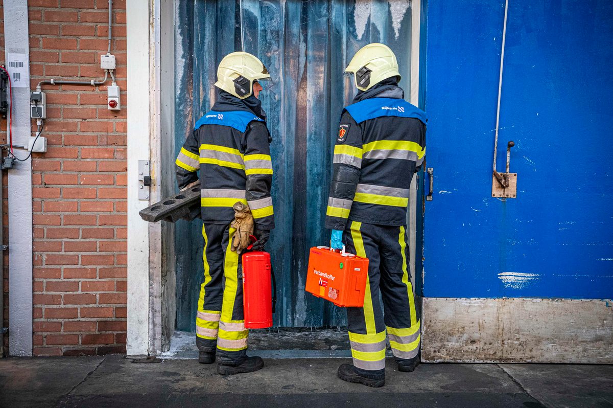 112 ABWC Vaardigheidstoets Wolvega. Brandweer Nieuwehorne