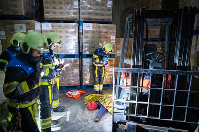 112 ABWC Vaardigheidstoets Wolvega. Brandweer Nieuwehorne