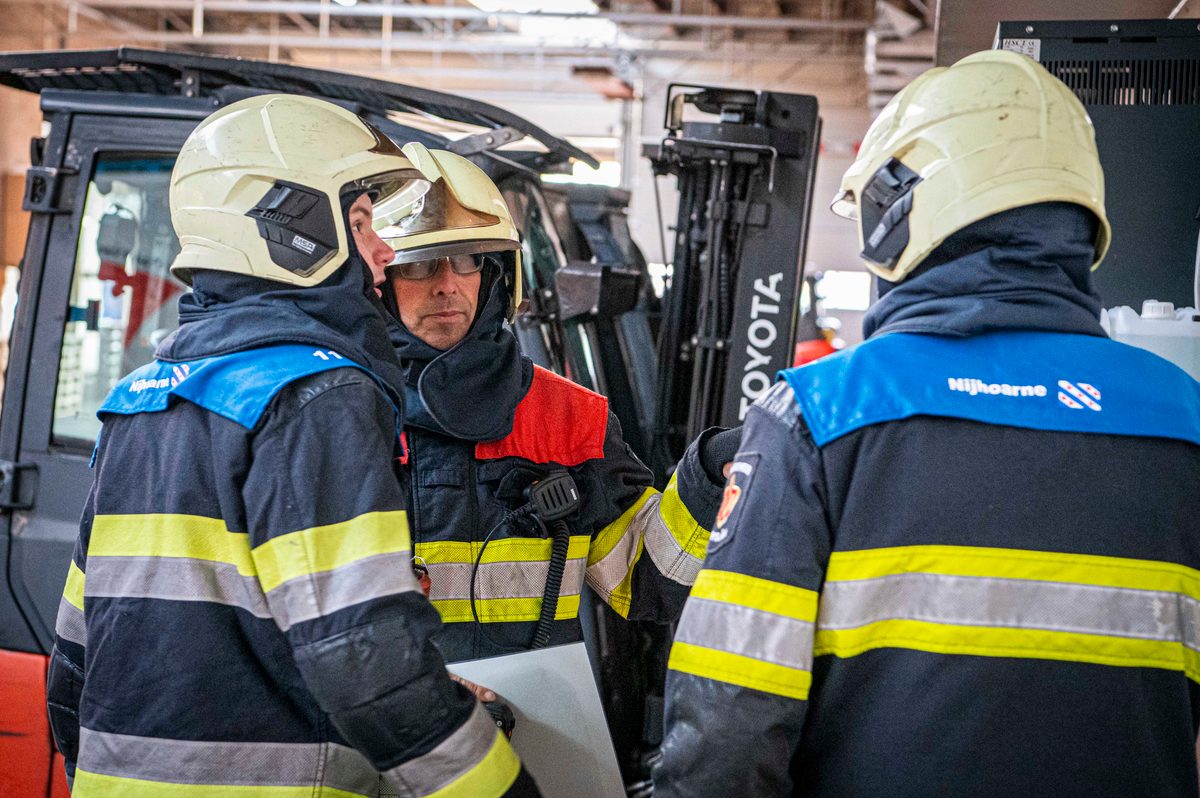 112 ABWC Vaardigheidstoets Wolvega. Brandweer Nieuwehorne