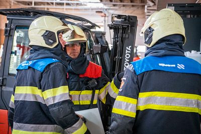 112 ABWC Vaardigheidstoets Wolvega. Brandweer Nieuwehorne