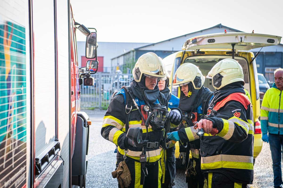 112 ABWC Vaardigheidstoets Wolvega. Brandweer Nieuwehorne