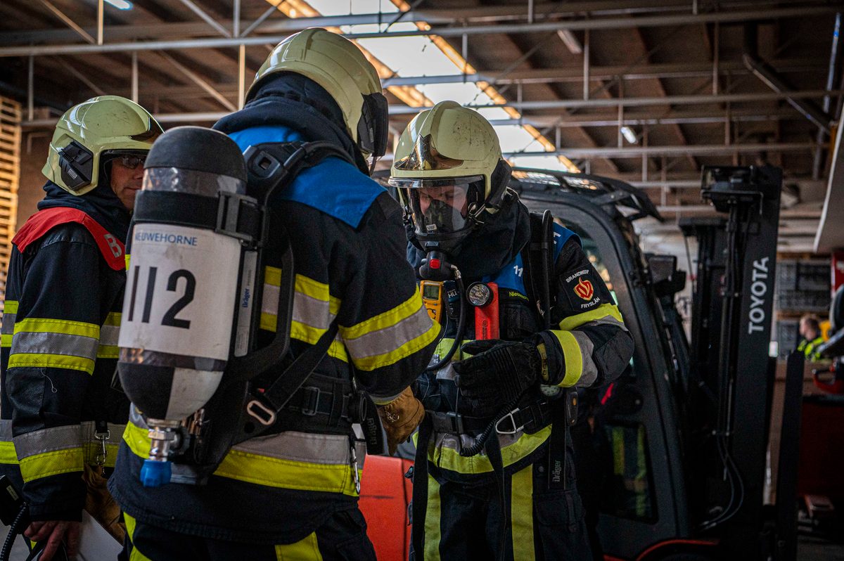 112 ABWC Vaardigheidstoets Wolvega. Brandweer Nieuwehorne