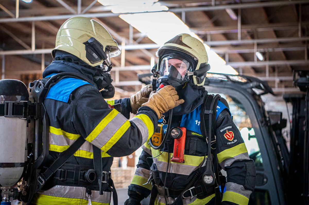 112 ABWC Vaardigheidstoets Wolvega. Brandweer Nieuwehorne