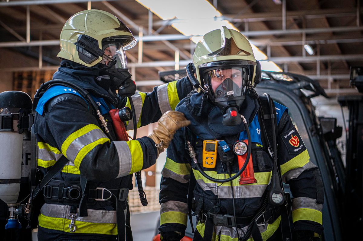 112 ABWC Vaardigheidstoets Wolvega. Brandweer Nieuwehorne