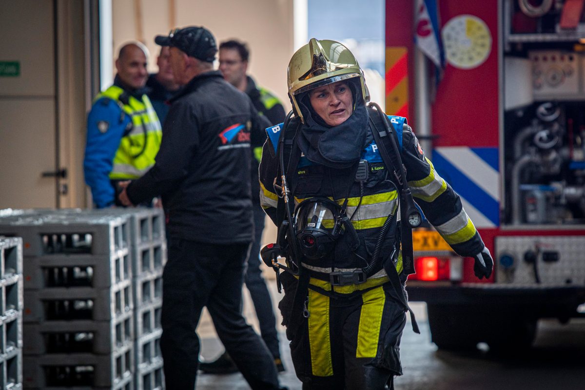 112 ABWC Vaardigheidstoets Wolvega. Brandweer Nieuwehorne