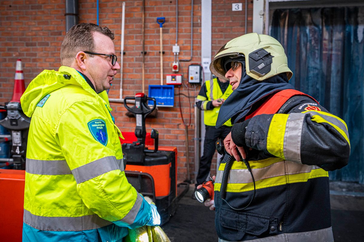 112 ABWC Vaardigheidstoets Wolvega. Brandweer Nieuwehorne