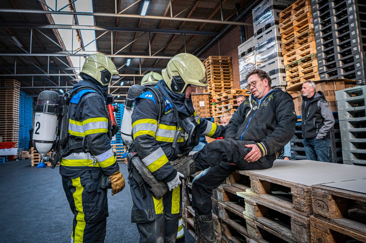 112 ABWC Vaardigheidstoets Wolvega. Brandweer Nieuwehorne