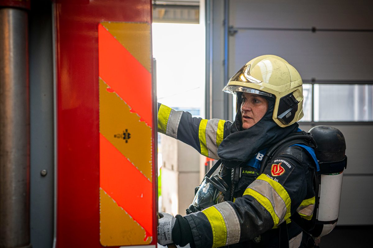 112 ABWC Vaardigheidstoets Wolvega. Brandweer Nieuwehorne