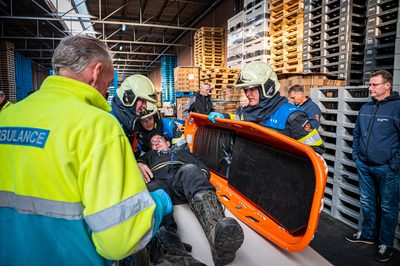 112 ABWC Vaardigheidstoets Wolvega. Brandweer Nieuwehorne