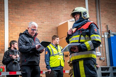 112 ABWC Vaardigheidstoets Wolvega. Brandweer Nieuwehorne
