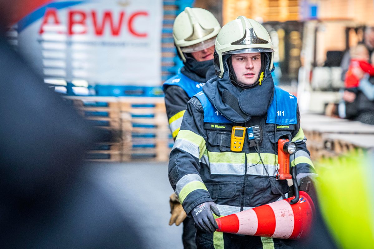 112 ABWC Vaardigheidstoets Wolvega. Brandweer Nieuwehorne
