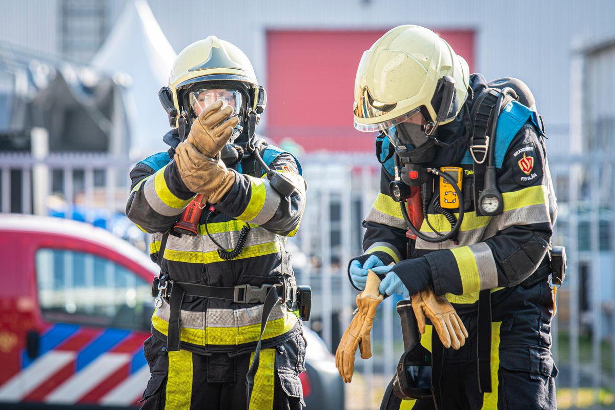 112 ABWC Vaardigheidstoets Wolvega. Brandweer Tjalleberd