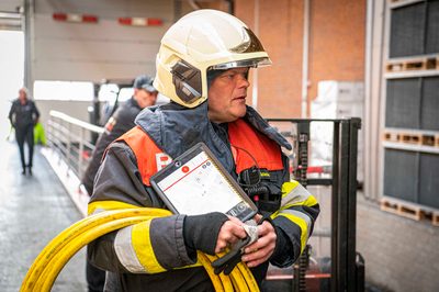 112 ABWC Vaardigheidstoets Wolvega. Brandweer Tjalleberd