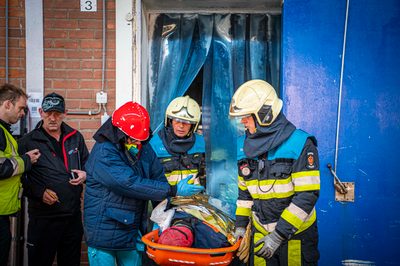 112 ABWC Vaardigheidstoets Wolvega. Brandweer Tjalleberd