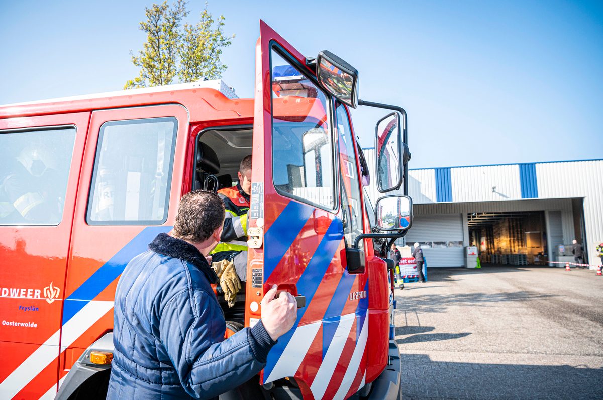 112 ABWC Vaardigheidstoets Wolvega. Brandweer Oosterwolde