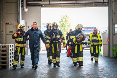 112 ABWC Vaardigheidstoets Wolvega. Brandweer Oosterwolde