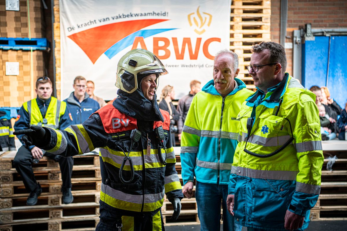 112 ABWC Vaardigheidstoets Wolvega. Brandweer Oosterwolde