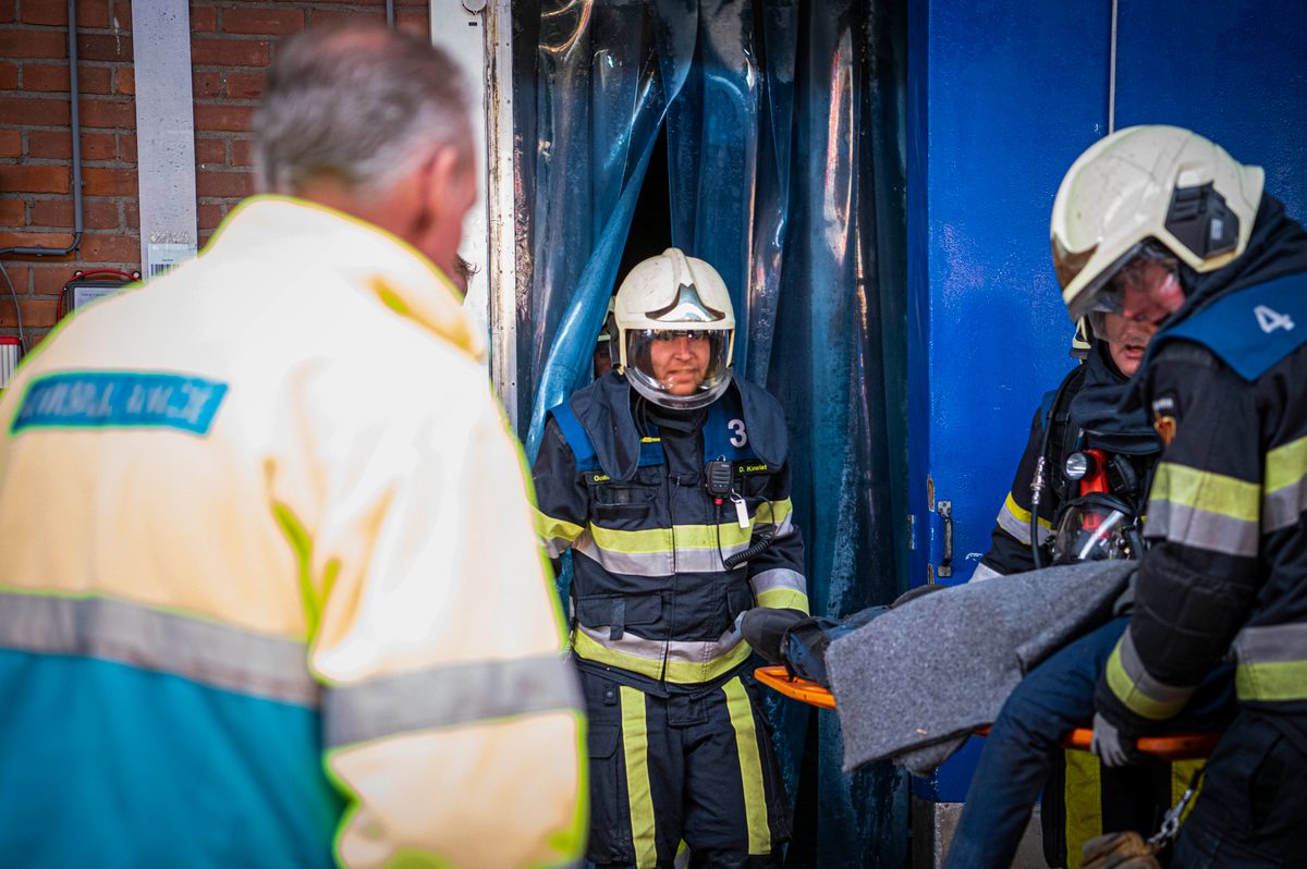 112 ABWC Vaardigheidstoets Wolvega. Brandweer Oosterwolde