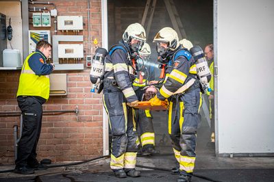 112 ABWC Vaardigheidstoets Wolvega. Brandweer Oosterwolde