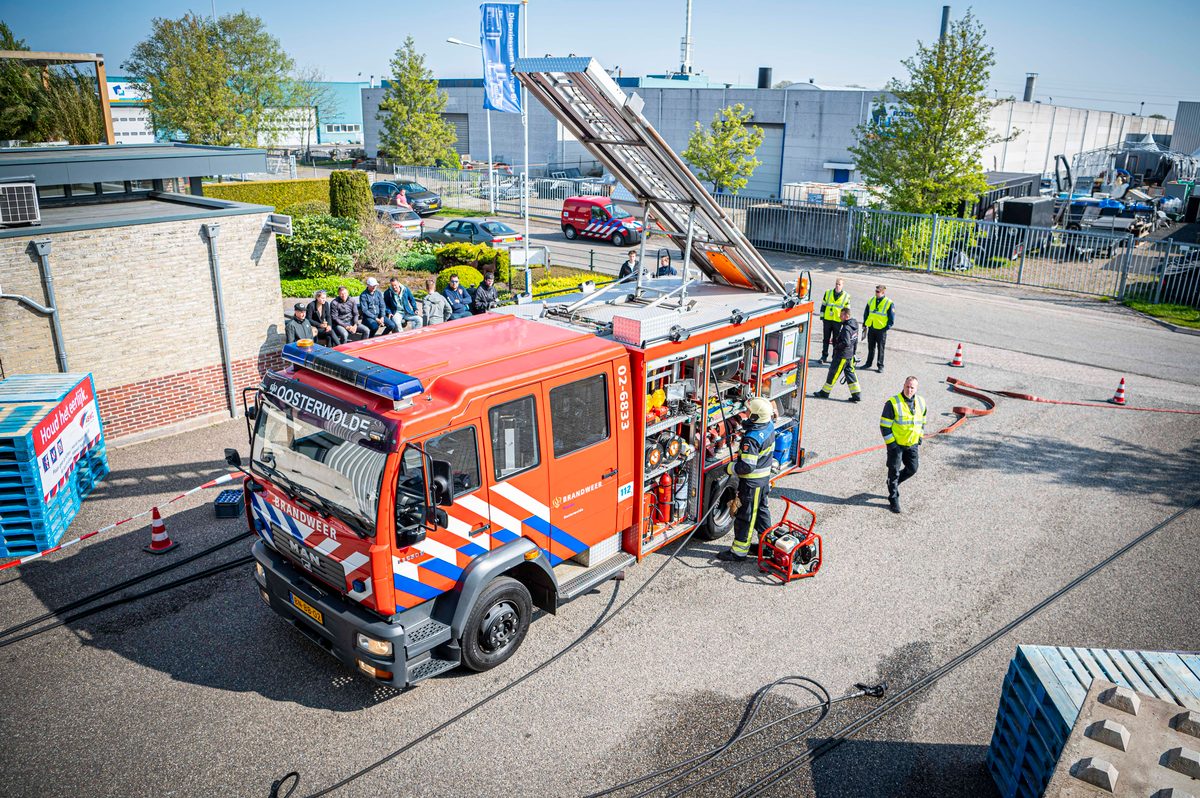 112 ABWC Vaardigheidstoets Wolvega. Brandweer Oosterwolde