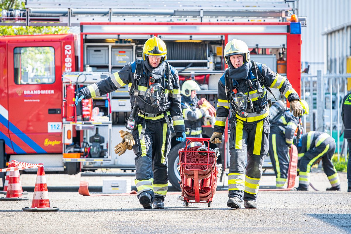 112 ABWC Vaardigheidstoets Wolvega. Brandweer Beetsterzwaag