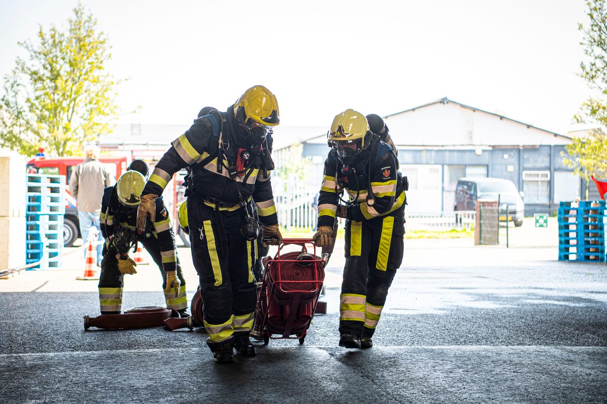 112 ABWC Vaardigheidstoets Wolvega. Brandweer Beetsterzwaag