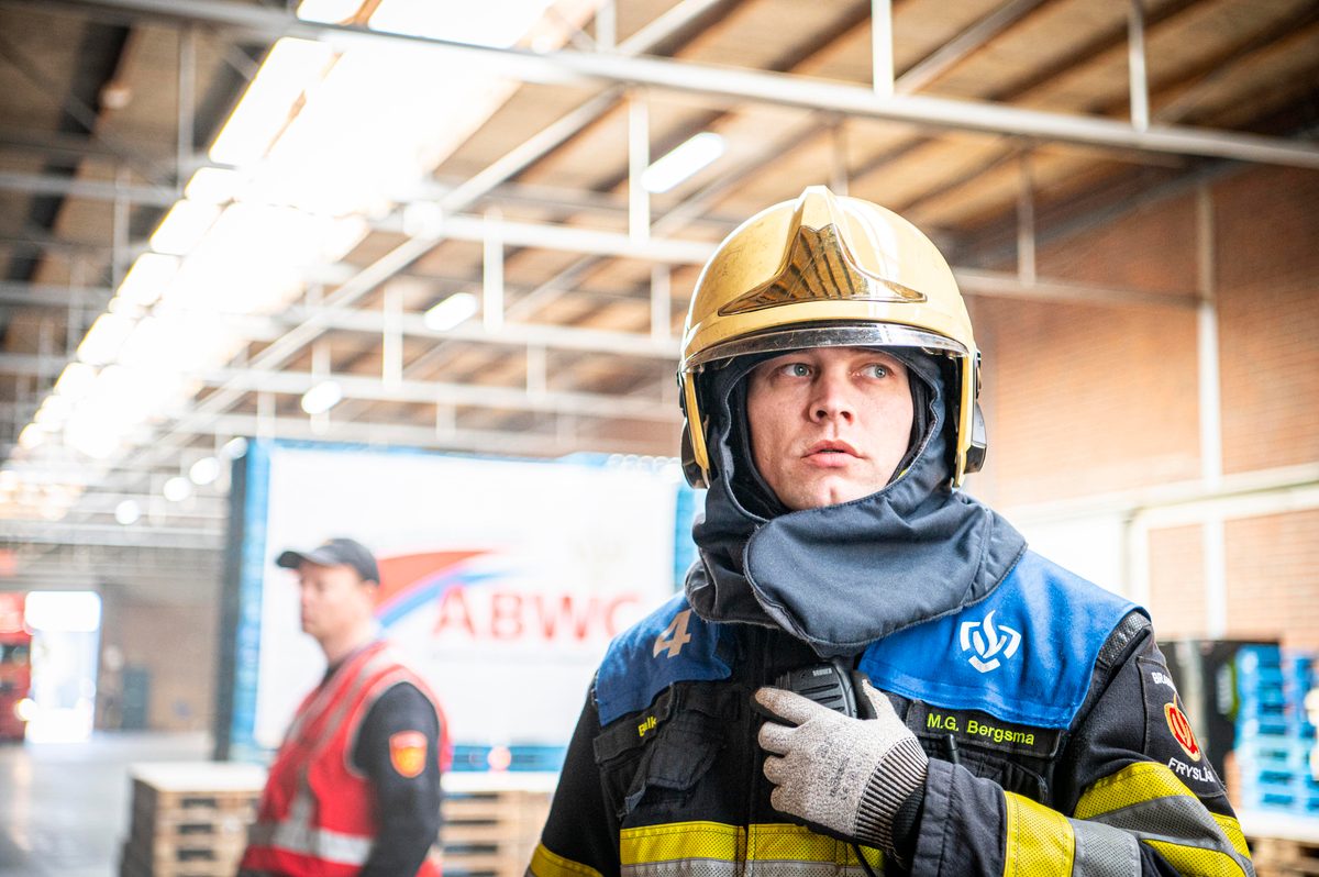 112 ABWC Vaardigheidstoets Wolvega. Brandweer Balk