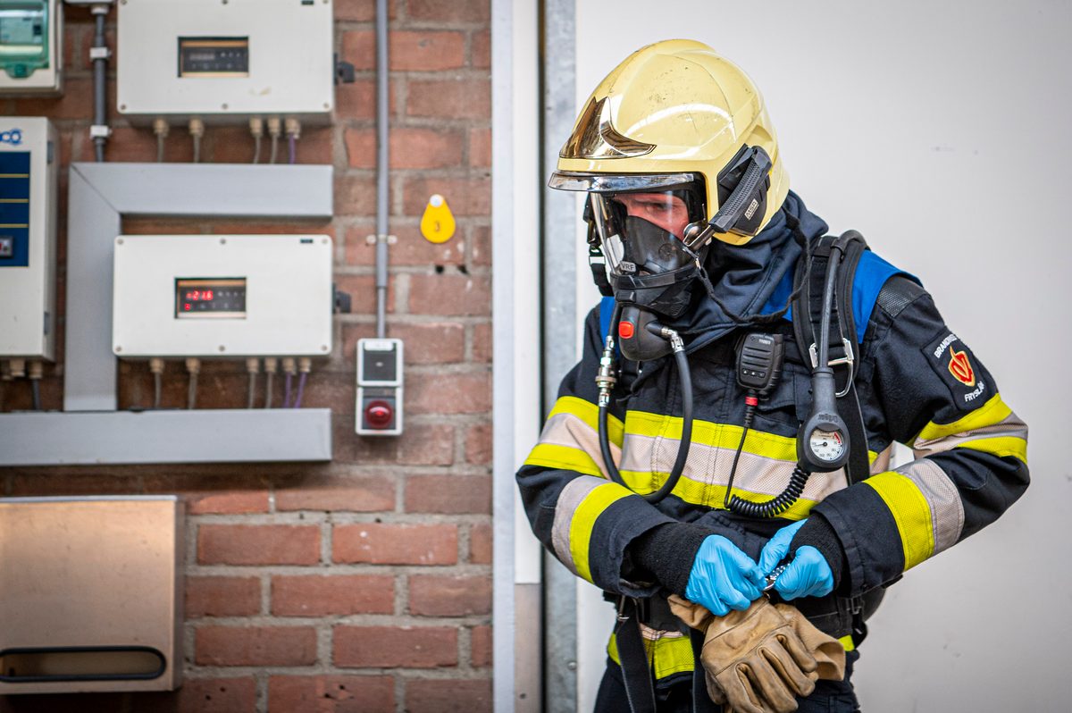 112 ABWC Vaardigheidstoets Wolvega. Brandweer Balk