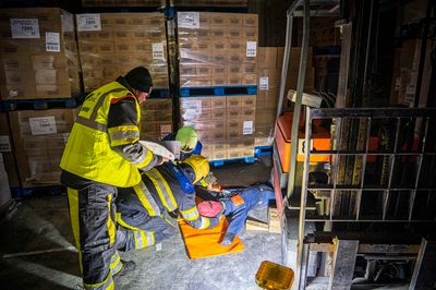 112 ABWC Vaardigheidstoets Wolvega. Brandweer Balk