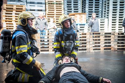 112 ABWC Vaardigheidstoets Wolvega. Brandweer Balk