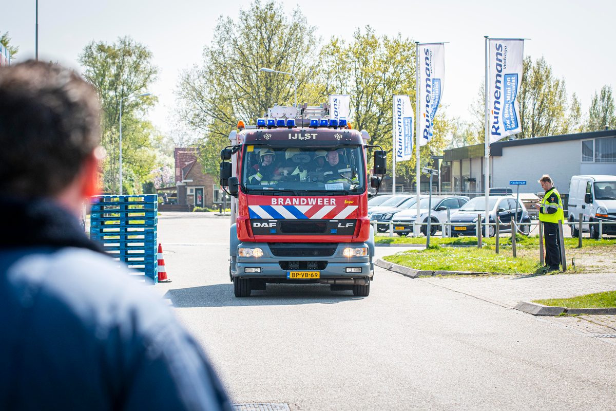 112 ABWC Vaardigheidstoets Wolvega. Brandweer IJlst