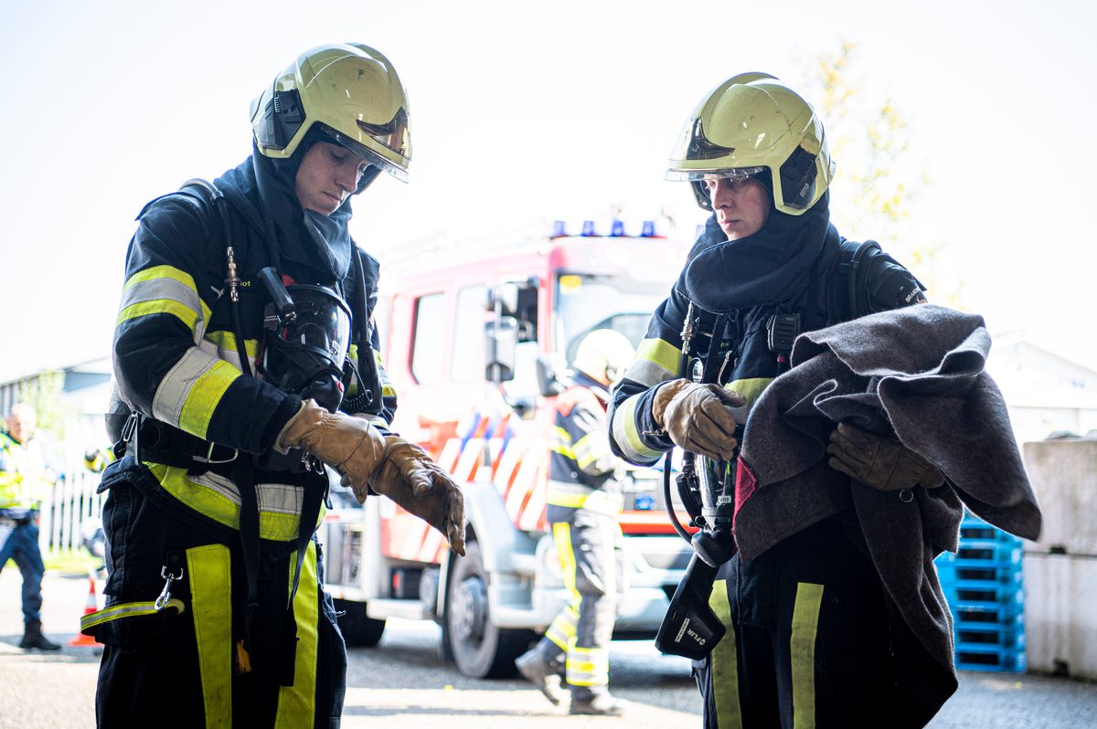 112 ABWC Vaardigheidstoets Wolvega. Brandweer IJlst