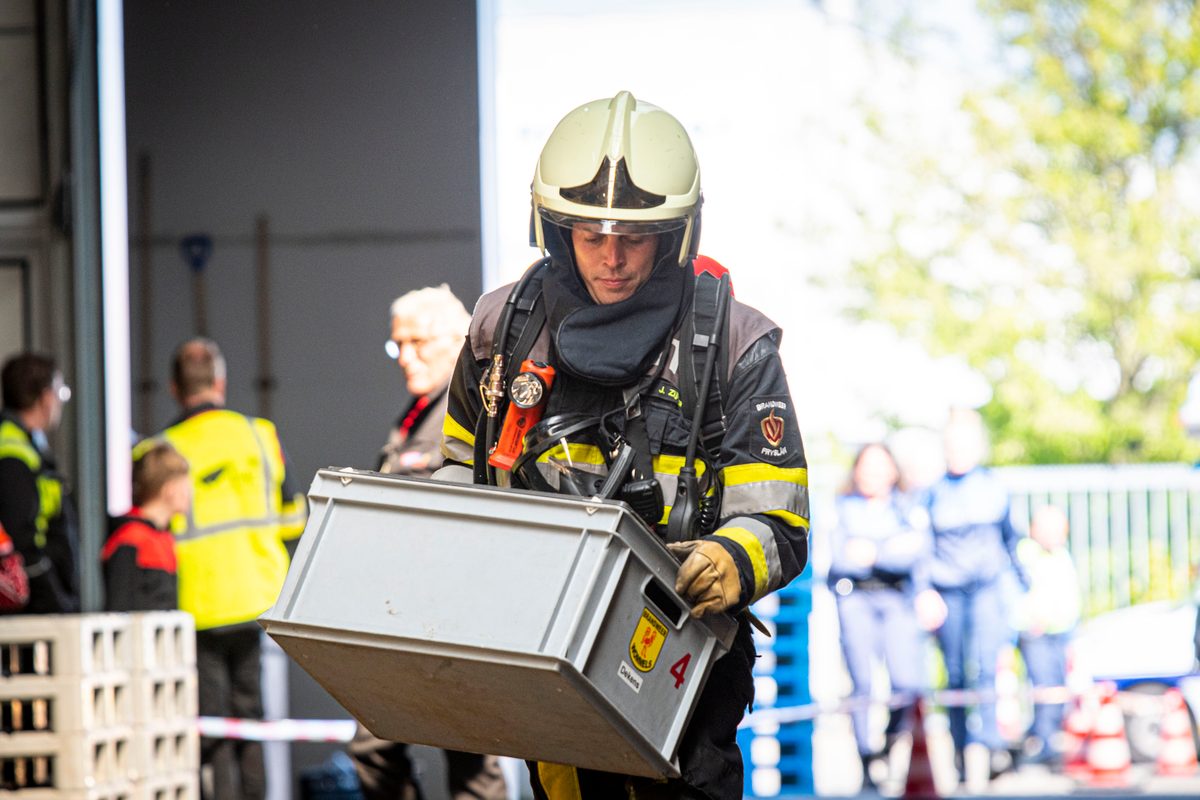 112 ABWC Vaardigheidstoets Wolvega. Brandweer Wommels