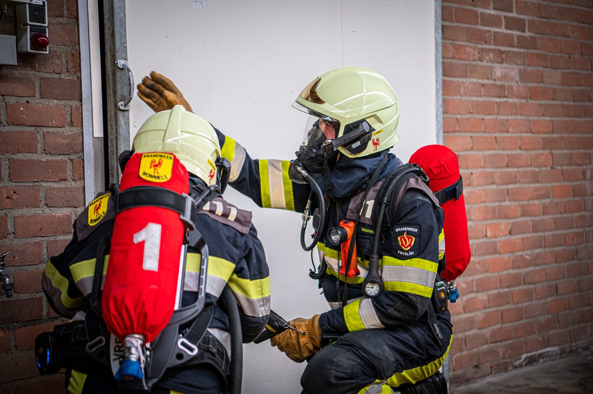 112 ABWC Vaardigheidstoets Wolvega. Brandweer Wommels