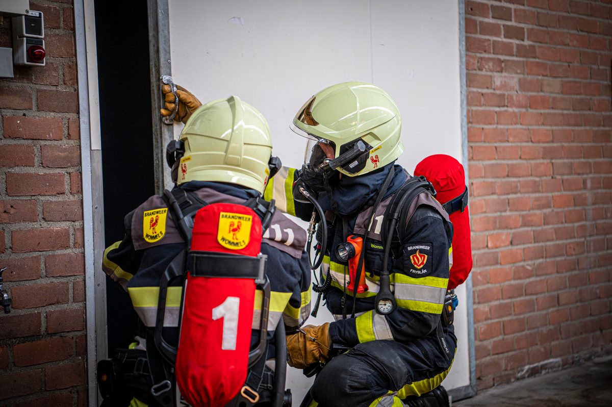 112 ABWC Vaardigheidstoets Wolvega. Brandweer Wommels