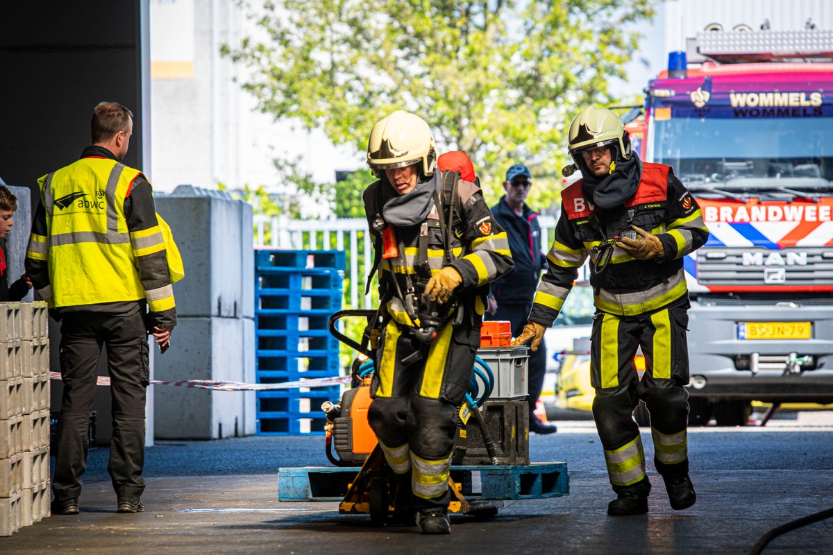 112 ABWC Vaardigheidstoets Wolvega. Brandweer Wommels
