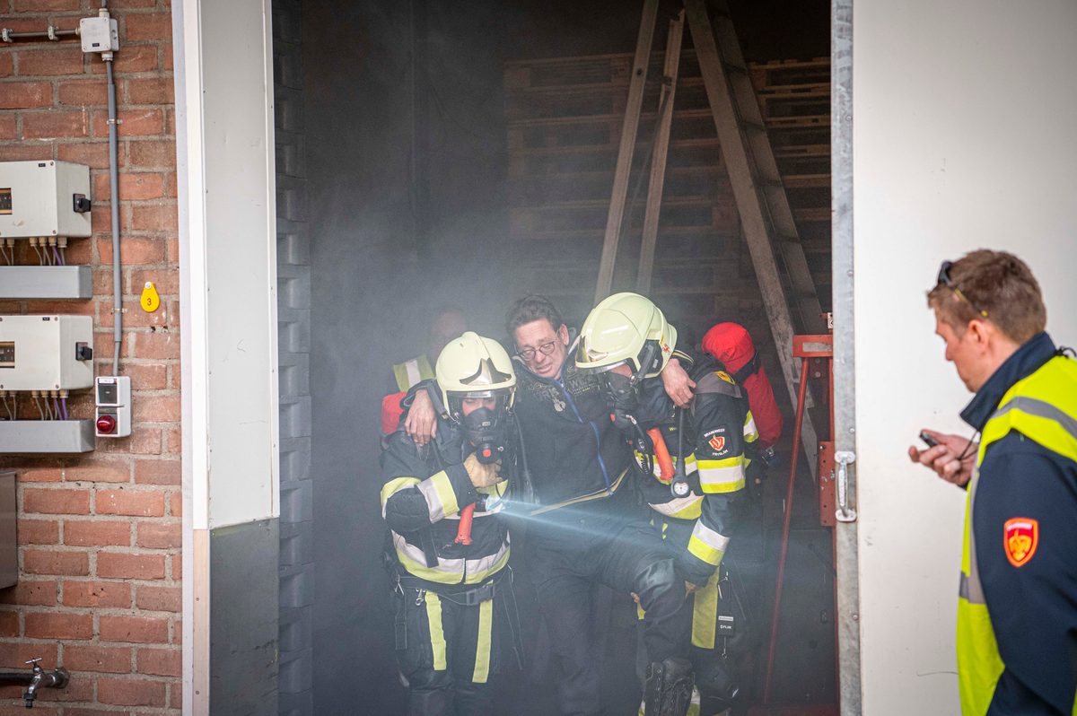 112 ABWC Vaardigheidstoets Wolvega. Brandweer Wommels