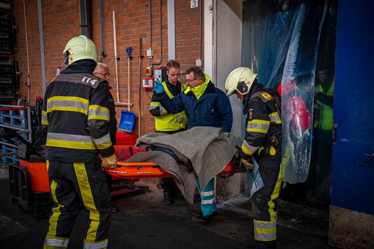 112 ABWC Vaardigheidstoets Wolvega. Brandweer Wommels