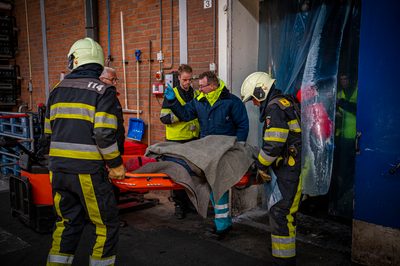 112 ABWC Vaardigheidstoets Wolvega. Brandweer Wommels