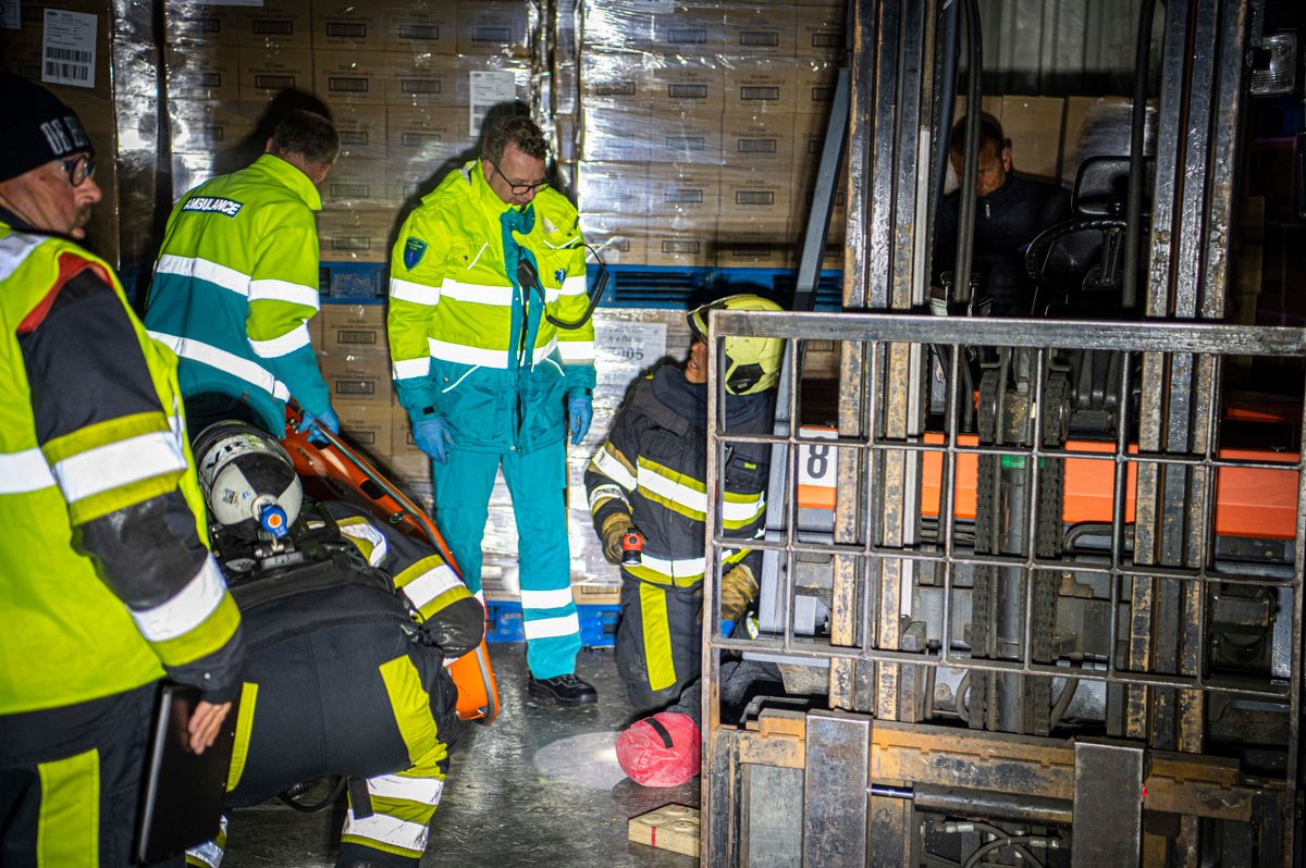 112 ABWC Vaardigheidstoets Wolvega. Brandweer Workum