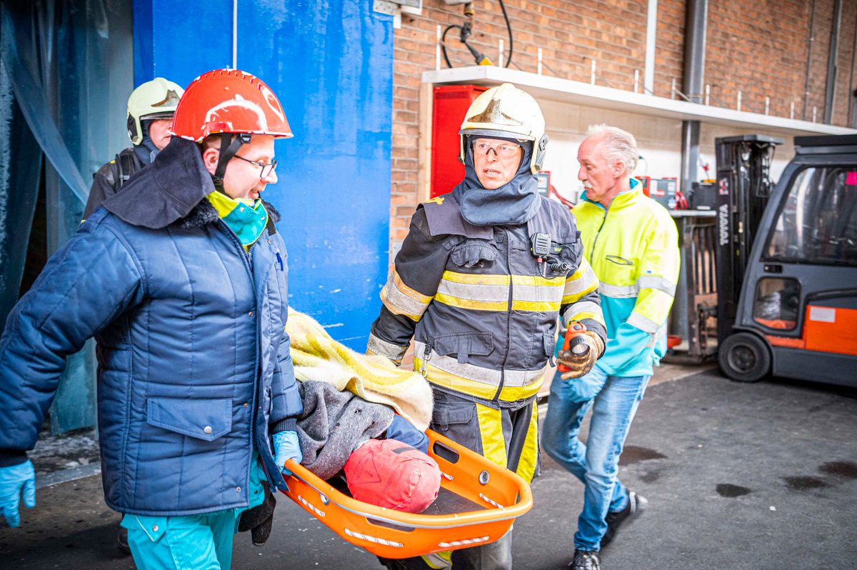 112 ABWC Vaardigheidstoets Wolvega. Brandweer Workum