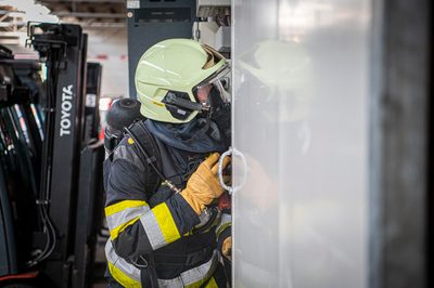 112 ABWC Vaardigheidstoets Wolvega. Brandweer Workum