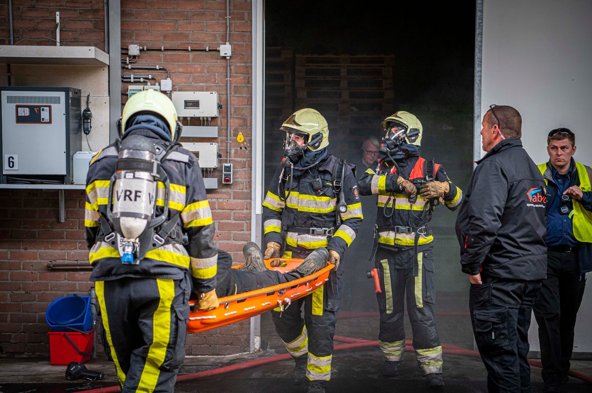112 ABWC Vaardigheidstoets Wolvega. Brandweer Workum