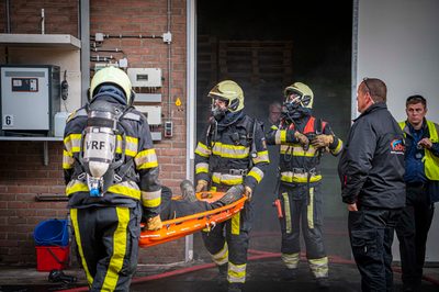 112 ABWC Vaardigheidstoets Wolvega. Brandweer Workum