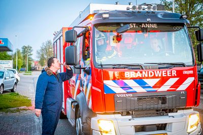 112 ABWC Vaardigheidstoets Wolvega. Brandweer Sint Annaparochie